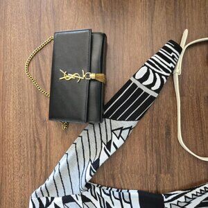 black gold crossbody bag